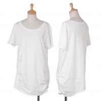  (SALE) JOURNAL STANDARD stripe Switching T-Shirt White S-M