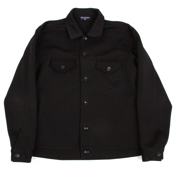 COMME des GARCONS HOMME Polyester Track Jacket Black M | PLAYFUL