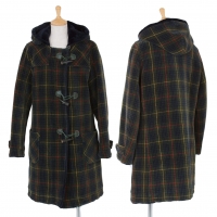  (SALE) PINK HOUSE Plaid Lining Quilting Coat Green,Navy,Red,Mustard S-M