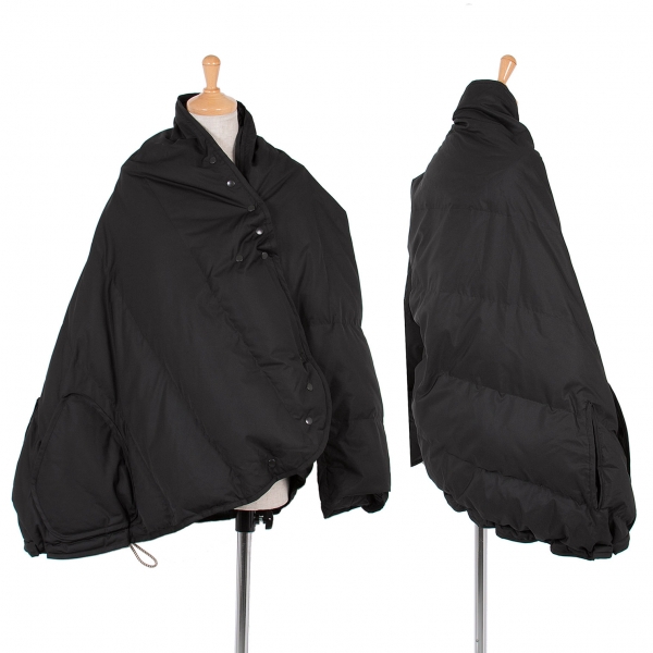 ワイズY's ダウン変形デザインジャケット 黒2