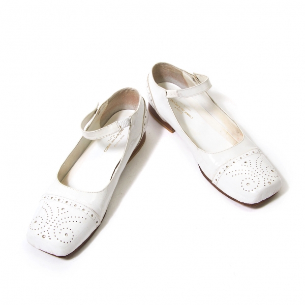 white ballet shoes