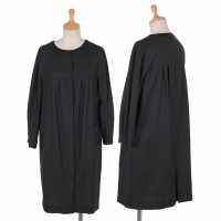  (SALE) DES PRES Silk Brend Wool Dress Black 1
