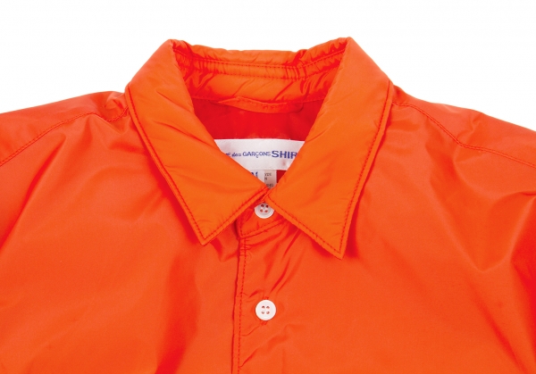 COMME des GARCONS SHIRT Batting Nylon Shirt Jacket Orange M | PLAYFUL