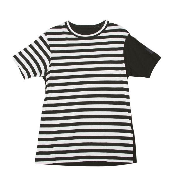 REGULATION Yohji Yamamoto MEN Stripe T-shirt White,Black 1 | PLAYFUL