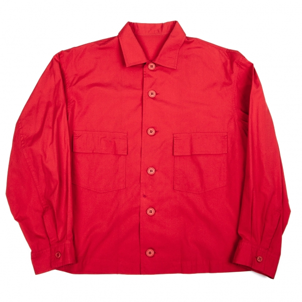 【最終値下げ】ワイズフォーメンY's for men ショートシャツジャケット 赤M位