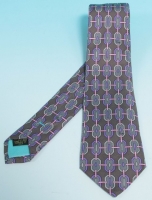  Brand new ! Emilio Pucci silk tie Grey 