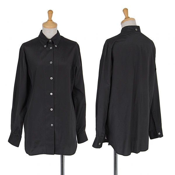 【SALE】ジュニアゴルチエJUNIOR GAULTIER ポリコットンボタンダウンシャツ 黒40