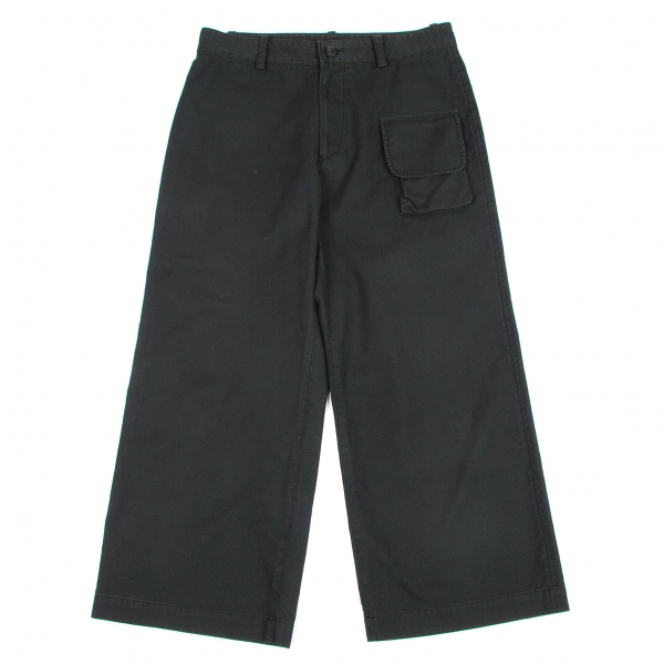 【SALE】ワイズY's ポケットデザインコットンパンツ 黒2