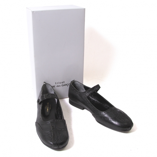 tricot COMME des GARCONS Leather Shoes Black US5.5 | PLAYFUL