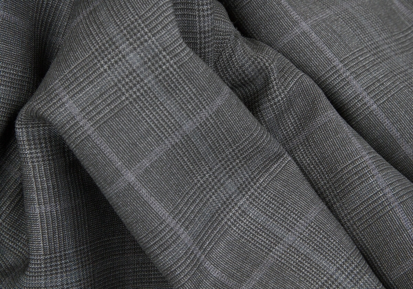 スーツ セットアップ TOMORROWLAND Ermenegildo Zegna Glen check Wool Suit Grey 48 | PLAYFUL