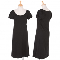  (SALE) agnes b. Puff sleeve Dress Black 1