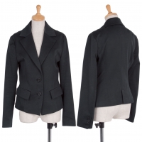  (SALE) VIVIENNE TAM Cototn Wool Jacket Black 1
