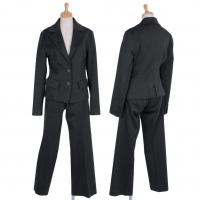  VIVIENNE TAM Cotton Wool Suit Black 1