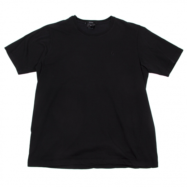 グッチGUCCI ワンポイントロゴ刺繍Tシャツ 黒ＸＬ