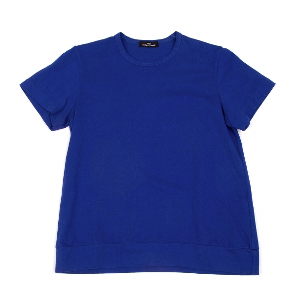 【SALE】トリココムデギャルソンtricot COMME des GARCONS 製品染めTシャツ 青M位
