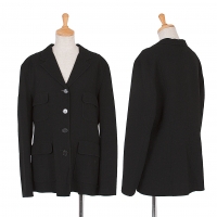  YOSHIE INABA L'EQUIPE Flap pocket tailored jacket Black 11