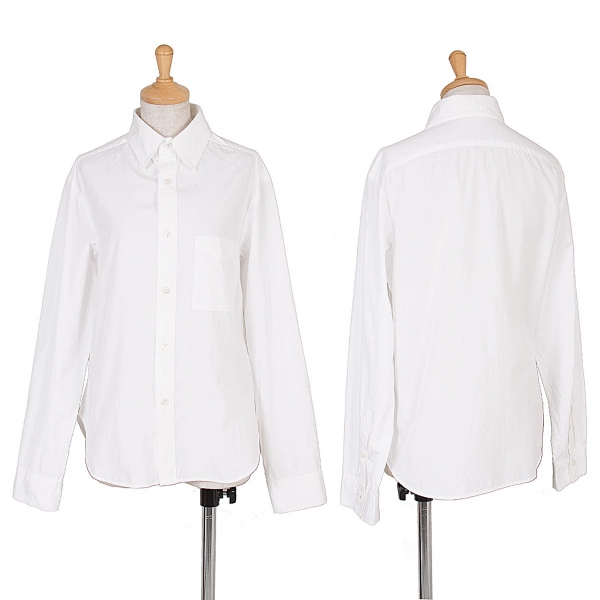 ワイズY's コットンベーシックシャツ 白3