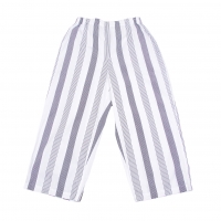  robe COMME des GARCONS Striped Pants (Trousers) White,Navy S-M
