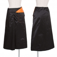  JUNYA WATANABE Tanker Design Skirt Black,Orange S