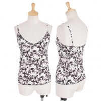  CHANEL Printed camisole Ivory,Grey,Black 36