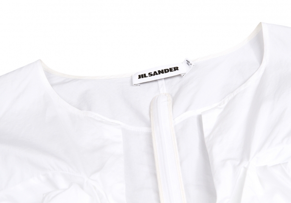 FINAL PRICE) JIL SANDER Sleeveless Ribbon blouse White 38 | PLAYFUL