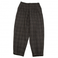  LQ/ Y's for men Wool Poly Plaid Pants (Trousers) Grey M