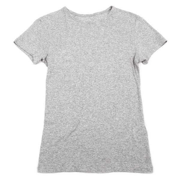 【SALE】ワイズY's コットンベーシックTシャツ 杢グレー2
