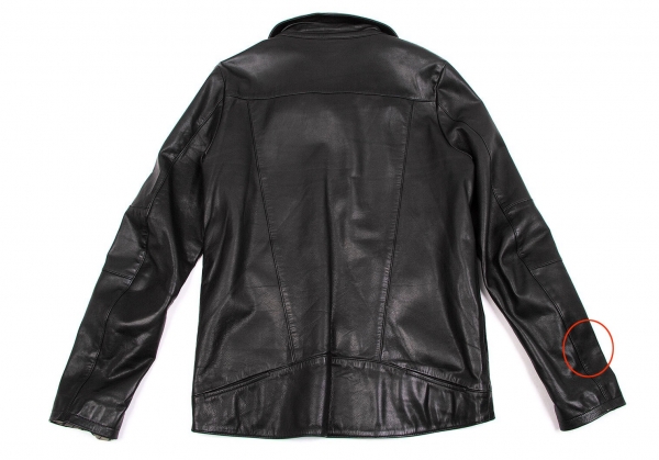 SALE) ripvanwinkle Leather Riders Jacket Black 6 | PLAYFUL