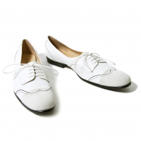  Yohji Yamamoto FEMME HIROMU TAKAHARA Leather Shoes White US About 7.5
