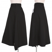  Y's Cotton Design Skirt Black 3