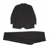  Y's for men Wool 3B Setup Suit Black S/M