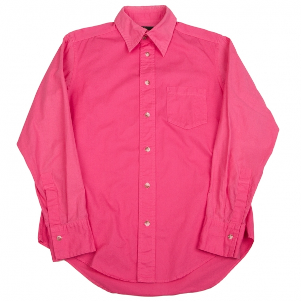 【SALE】ワイズフォーメンY's for men 製品染め二重袖シャツ ピンク3