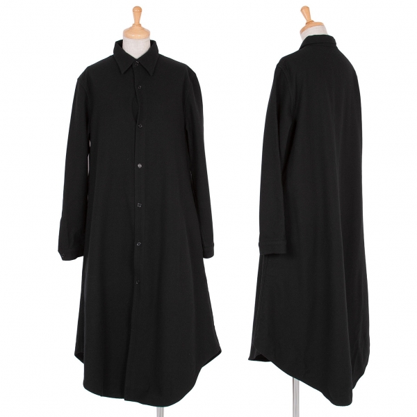 Limi Feu Wool Long Shirt Onepiece Black S Playful