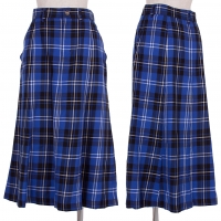  tricot COMME des GARCONS Wool Blended Plaids Skirt Blue,Black,White M