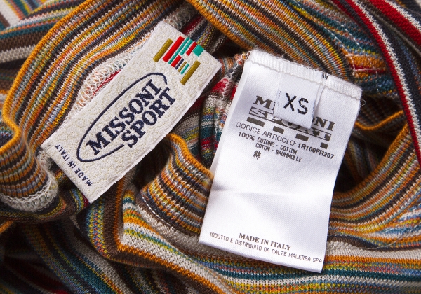 MISSONI SPORT Stripe T Shirt Multi-Color XS | PLAYFUL