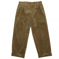  Papas Cotton Corduroy Pants (Trousers) Brown 54XL