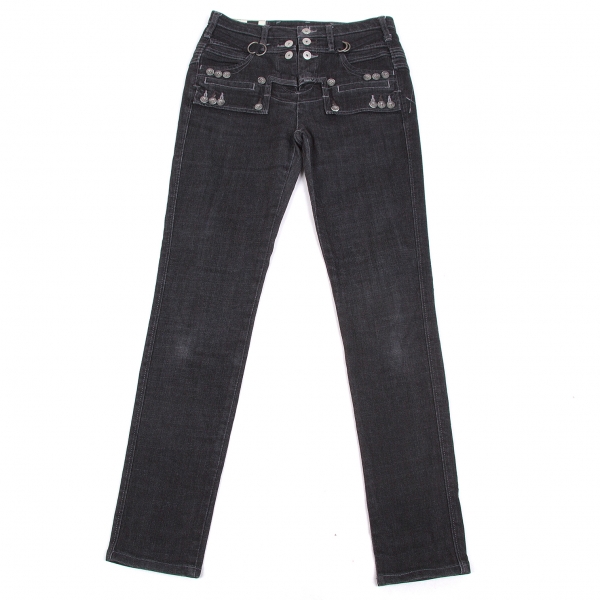 LE JEAN DE MARITHE FRANCOIS GIRBAUD Button Jeans Size M(K-60965) | eBay