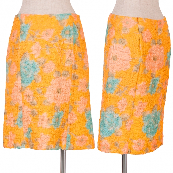 【SALE】ミュウミュウMIU MIU デザイン織りスカート 黄色水色他40