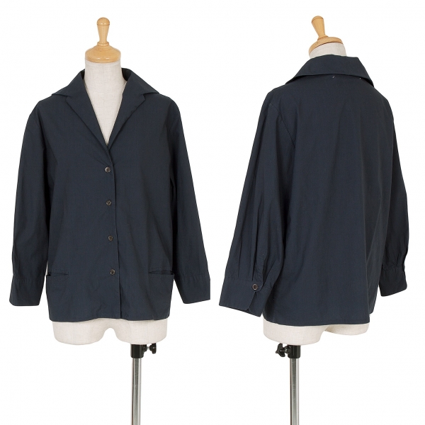 【SALE】マルニMARNI オープンカラーシャツジャケット 紺42