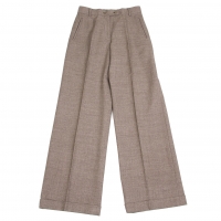  Jean-Paul GAULTIER CLASSIQUE Coating Wool Pants (Trousers) Brown 40