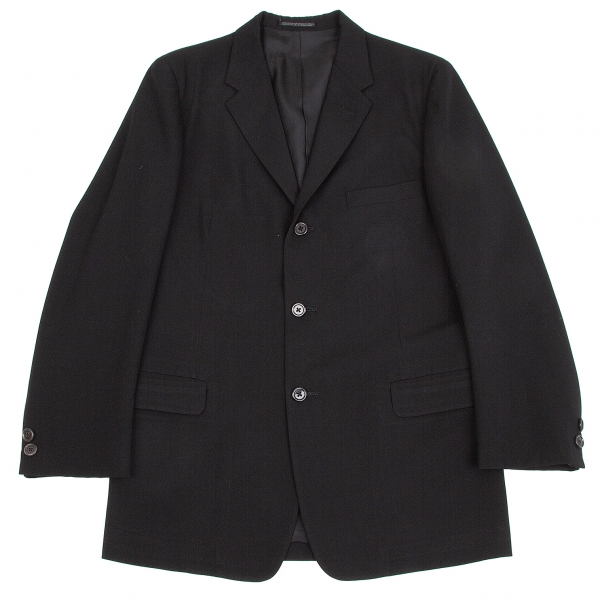 Yohji Yamamoto COSTUME D' HOMME Tailored Jacket Black 3 | PLAYFUL