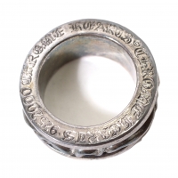  CHROME HEARTS Spinner Scroll Ring Silver 7.5