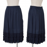  COMME des GARCONS COMME des GARCONS Layered Skirt Navy SS