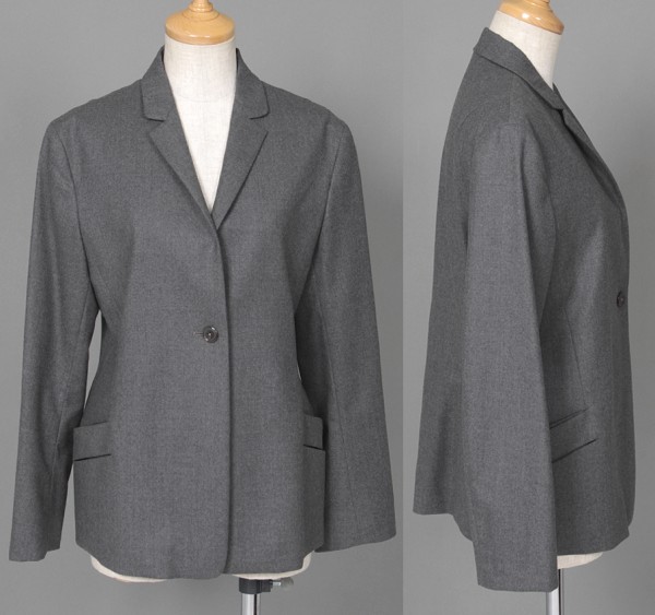 Jacquard Wool Blend Sweater in Grey - Jil Sander