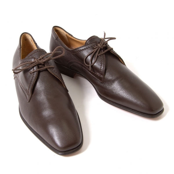 HERMES Leather Shoes Brown 35.5 | PLAYFUL