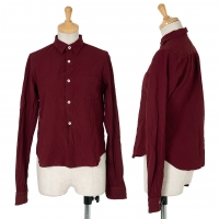  robe de chambre COMME des GARCONS Long Sleeve Shirt Bordeaux S-M