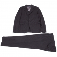 COMME des GARCONS HOMME Wool Striped Suit Charcoal L