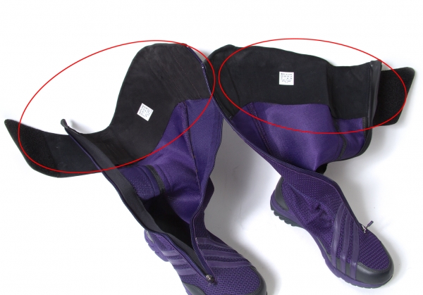 purple boxing boots