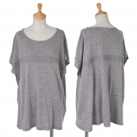  pour deux Chest Rib Switching Sleeveless T Shirt Grey 2