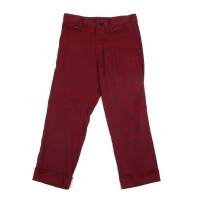  Y's Rayon Poly Jacquard Pants (Trousers) Bordeaux 1